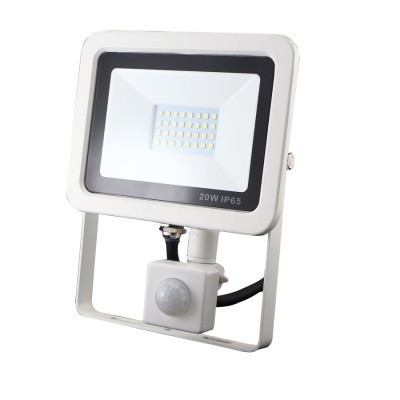LED slim fényvető, 20W, szenzorral