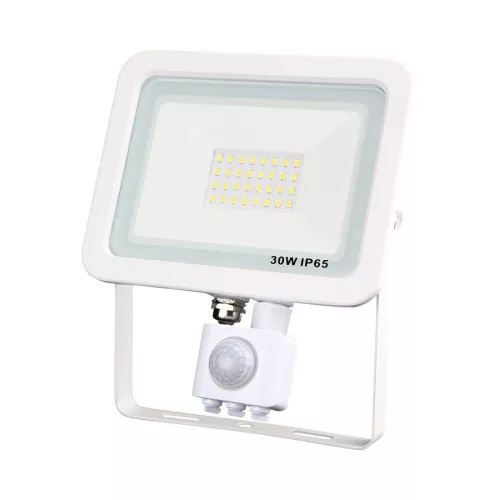 LED slim fényvető, 30W, szenzorral