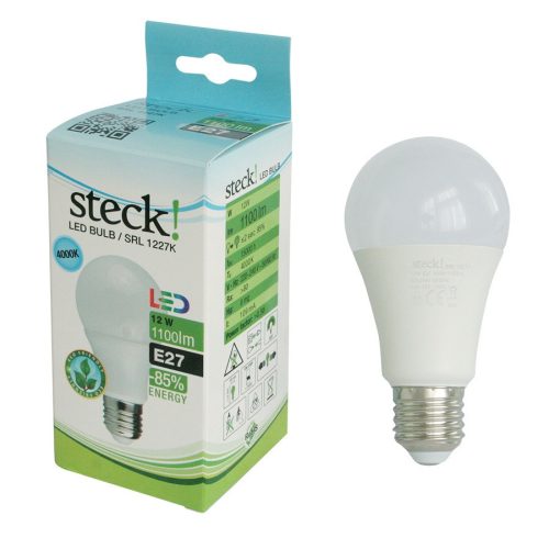 LED izzó 12W, E27, 4000k