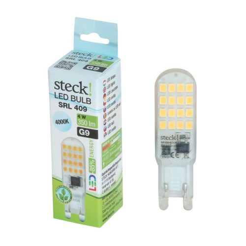 Steck LED fényforrás, 4W, G9, 4000k