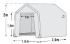 Fóliasátor 1,8x2,4 m - 25 mm - 70600EU