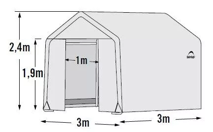 Fóliasátor 3,0x3,0 m (70656EU)