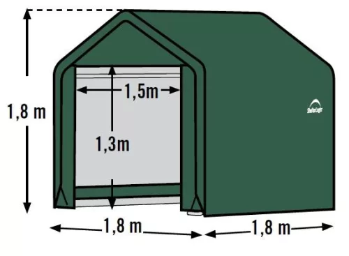 Fóliasátor 1,8x1,8 m (70417EU)