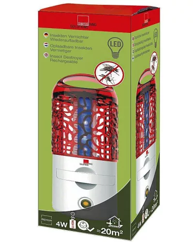 UV szúnyog-légy csapda, tölthető 4 watt LED