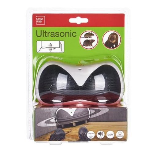 Ultrahangos rágcsálóriasztó, tartozék elemmel
