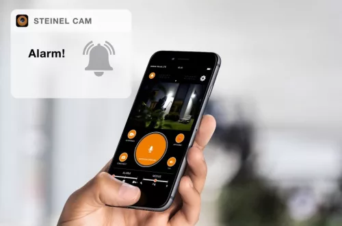 Steinel szenzorreflektor XLED CAM1, kamerás, kültéri, antracit