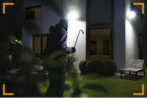 Steinel szenzorreflektor XLED CAM1, kamerás, kültéri, antracit