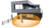 Steinel mozgásérzékelő iHF 3D Connect COM1, fekete