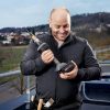 Steinel akkus hőlégfúvó Mobile Heat 7 kofferben, 8 Ah Bosch akku, töltő