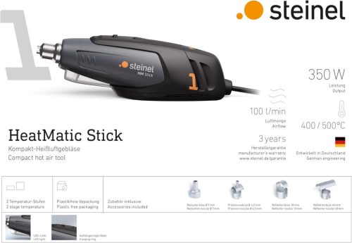 Steinel elektromos hőlégfúvó HM Stick