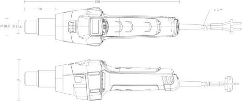 Steinel elektromos hőlégfúvó HM 2620 E OW