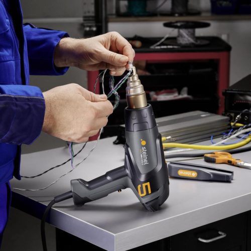 Steinel elektromos hőlégfúvó, műanyagkarosszéria-javító készlet HM 2320 E ECO kofferben