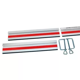 Extol vezetősín készlet, 3 db (3×42cm)+ lefogató kampó 2 db, hosszú