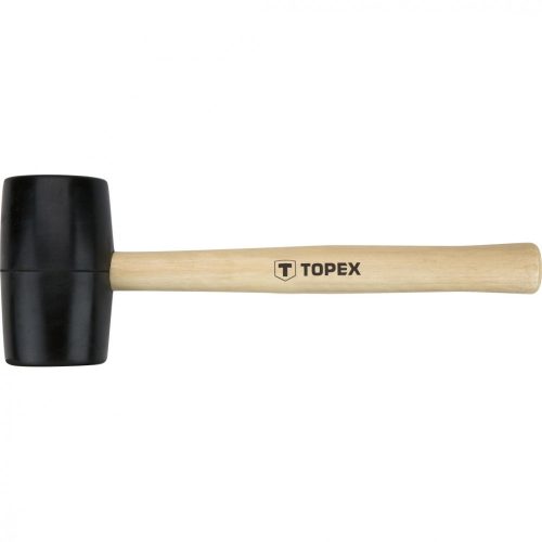 Topex Gumikalapács 50 mm 340 g, keményfa nyél