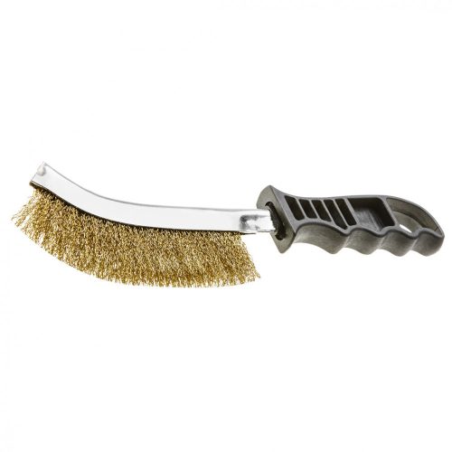 Topex drótkefe 240 mm, réz, hullámos