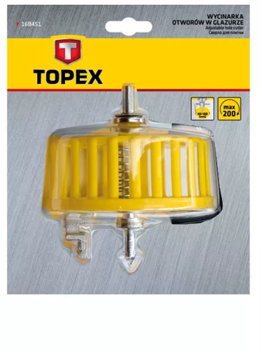 Topex körkivágó csempére 40-100 mm