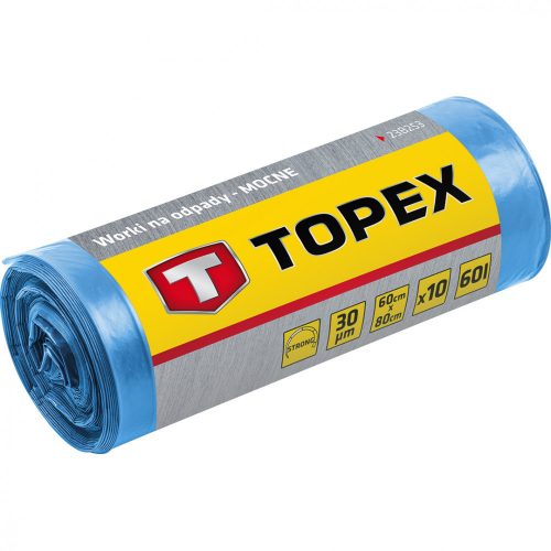 Topex szemeteszsák 240 l, kék, 10 részes