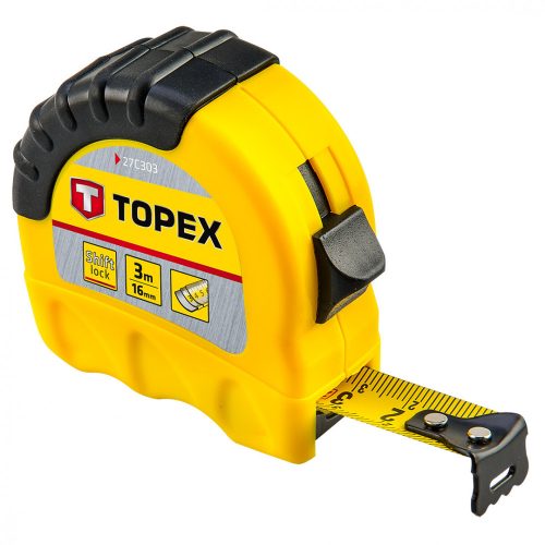 Topex mérőszalag 3 m x 16 mm, shiftlock