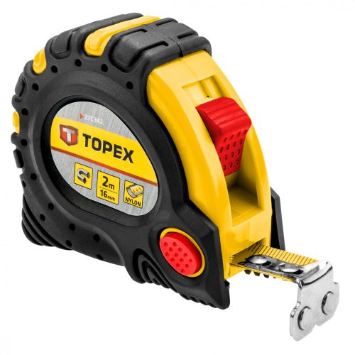 Topex mérőszalag 2m x 16 mm, 3 retesz