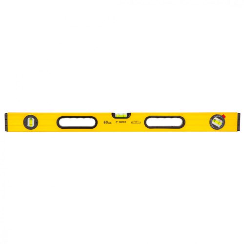 Topex vízmérték, 60cm, 3 libella, 2 markolat