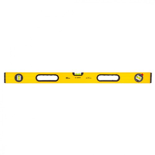 Topex vízmérték, 80cm, 3 libella, 2 markolat