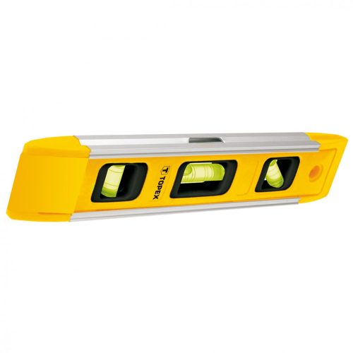 Topex torpedó vízmérték, 230 mm, 3 libella, mágneses