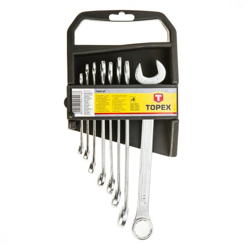 Topex csillag-villáskulcs készlet 6-19 mm 8 részes