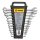 Topex csillag-villáskulcs készlet 6-22 mm, 12 részes