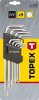 Topex torx kulcs készlet T10-50, 9 részes, hosszú lyukas