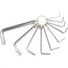 Topex imbuszkulcskészlet 10 részes, 1,5-10 mm