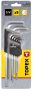 Topex imbuszkulcskészlet 9 részes, hoszú 1,5-10 mm