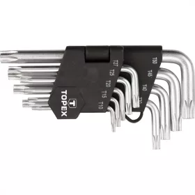 Topex torx kulcs készlet 9 részes, T10-50