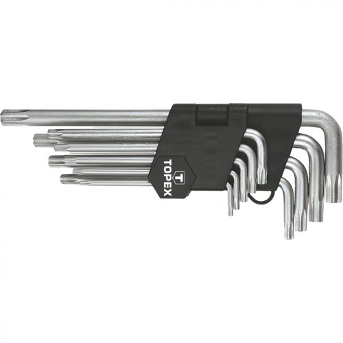 Topex torx kulcs készlet 9 részes, hosszú, T10-50
