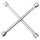 Topex kereszt kerékkulcs 17/19/22/mm 13/16"