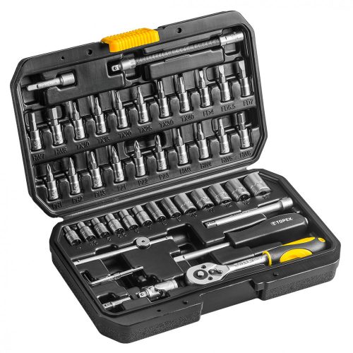 Topex dugókulcskészlet 1/4" 46 részes