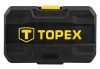 Topex dugókulcskészlet 1/4" 46 részes
