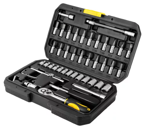 Topex dugókulcskészlet 1/4" 46 részes