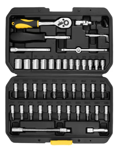 Topex dugókulcskészlet 1/4" 46 részes