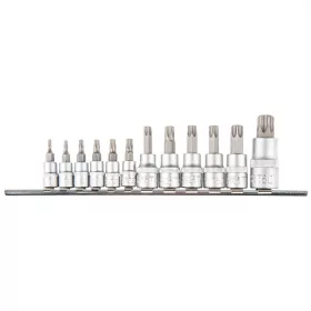 Topex torx bitkészlet 1/4, 3/8, 1/2", 12 részes