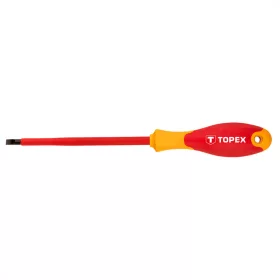 Topex csavarhúzó, szigetelt 5,5x124 mm