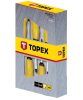 Topex csavarhúzó készlet, üthető, 6 részes