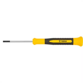 Topex műszerész, precíziós csavarhúzó, lapos, 3,0x49 mm
