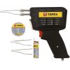 Topex forrasztópisztoly 150W, kiegészítőkkel, kofferben