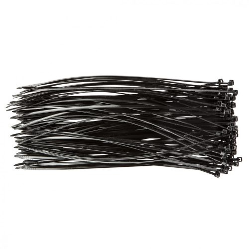 Topex kábelkötegelő 2,5 mmx200 mm, fekete, 100 részes