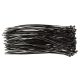 Topex kábelkötegelő 2,5 mmx200 mm, fekete, 100 részes