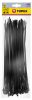 Topex kábelkötegelő 3,6 mmx300 mm, fekete, 100 részes