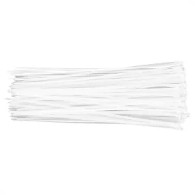 Topex kábelkötegelő 3,6 mmx300 mm, fehér, 100 részes