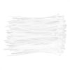 Topex kábelkötegelő 2,5 mmx100 mm, fehér, 100 részes
