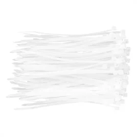Topex kábelkötegelő 2,5 mmx100 mm, fehér, 100 részes