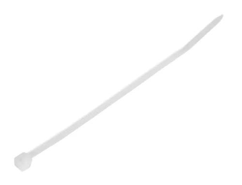 Topex kábelkötegelő 2,5 mmx100 mm, fehér, 100 részes